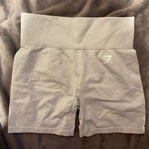 GYMSHARK VITAL SEAMLESS SHORTS-LIGHT GREEN MARL